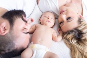 parents with newborn